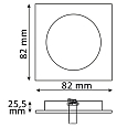 Cadre de montage BRUSH TWO pivotant, rotatif