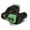 round connector FEMALE 2-pole to clamp