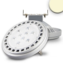 AR111 G53 Spot with lens, 12V AC / DC, 11W 3000K 900lm 4204cd 30�, not dimmable, grey