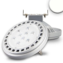AR111 G53 Spot with lens, 12V AC / DC, 11W 4000K 1010lm 4718cd 30�, not dimmable, grey