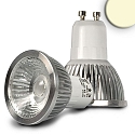 LED spot COB, GU10, 5.5W 2700K 320lm 282cd 70�, dimmable, brushed aluminium