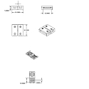 ISOLED Connecteur, blanche