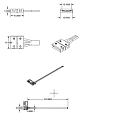 ISOLED Fiche de connexion, blanche