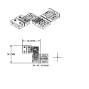 ISOLED Connecteur d'angle, blanche