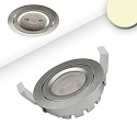 Lumi�re encastr�e IP40, argent gradable 8W 650lm 2700K 120� 120� CRI 80-89