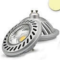 ES111 COB Spot, 100-250V AC, GU10, 13W 2700K 1050lm 809cd 75�, not dimmable, silver