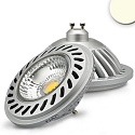 ES111 COB Spot, 100-250V AC, GU10, 13W 4000K 1400lm 1078cd 75�, not dimmable, silver