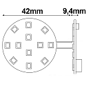 ISOLED Lampe LED G4 G4 2W 240lm 4200K 120� CRI >80 