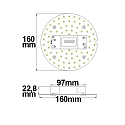 ISOLED Lampe LED, blanche