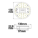 ISOLED Lampe LED, blanche