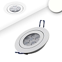 Lumi�re encastr�e pivotant, dimmable IP40, blanche gradable 16W 1120lm 4200K 72� 72� CRI 80-89