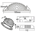 ISOLED Downlight LUNA indirect IP20, blanche 