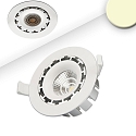 Lumi�re encastr�e pivotant, dimmable IP20, blanche gradable 15,1W 1200lm 2800K 45� 45� CRI 80-89