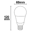 ISOLED Lampe LED forme poire E27 9W 840lm 3000K 270� CRI 80-89 