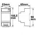 ISOLED dimmer Sys-One, white