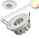 Lumi�re encastr�e SUNSET Dim-To-Warm IP40, blanche gradable 15W 1000lm 2200-3100K 45� 45� CRI >95