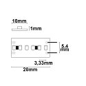 ISOLED LED CRI930 Linear-Flex strip, 24V, 22W, IP20, warm white