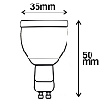 ISOLED Lampe � r�flecteur GU10 GU10 4,5W 300lm 2700K 38� CRI >80 