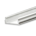 LED surface mount profile SURF12 BORDERLESS FLAT anodized aluminium, 200cm
