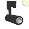 ISOLED LED 3-phase track spot, 28W, 60� CRi >90, rotatable and swivelling, 3000K 2400lm, black