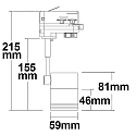 ISOLED Adaptateur triphas�, noir 