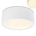 Luminaire de surface LUNA indirect IP20, blanche 