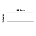 ISOLED LED panel Business Line 1200 UGR<19 2H, IP40, 36W 4000K 4650lm 120�, white RAL 9016, not dimmable