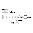ISOLED Bande LED CRI840 High-Lumen CC-Flexband