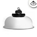 LED hall lighting spot FL with Alu reflector, IP65, 120W 18000lm, 1-10V dimmable, 4000K 80�