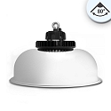 LED hall lighting spot FL with Alu reflector, IP65, 120W 18000lm, 1-10V dimmable, 5700K 80�