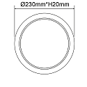 ISOLED Downlight Flex IP52, satiné, blanche 