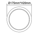 Downlight Flex IP52, satiné, blanche 