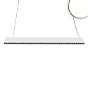 Lampe suspendue Raster Up+Down haut bas, pour VDU IP20, blanche gradable