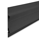 Profil� pour construction � sec SINGLE CURVE, noir , anodis�
