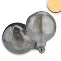 LED Deko-filament Vintage Line 125, E27, 4W 2200K 90lm 360�, CRi >95, dimmable, smoked glass