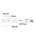 ISOLED Bande LED CRI930 LINEAR 48V/8W - 30M 2 pôles blanche