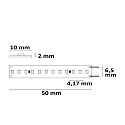 ISOLED Bande LED CRI930 LINEAR 48V/8W - 5M 2 pôles blanche