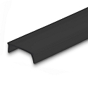 Accessoire Couverture du profil COVER32 - SURF12(FLAT) / DIVE12(FLAT) / ROUND12 / TILE, mat, noir 200cm