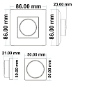 ISOLED Télécommande Sys-Pro, blanche