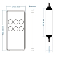 ISOLED Variateur, blanc mat