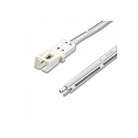 Fiche de connexion MiniAMP 2 p�les, blanche