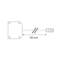 ISOLED Distributeur MiniAMP 2 p�les, blanche