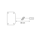 ISOLED Distributeur MiniAMP 2 p�les, blanche