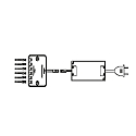 ISOLED touch dimmer MiniAMP, white matt
