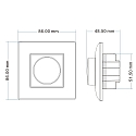 ISOLED Variateur Sys-Pro, blanc mat
