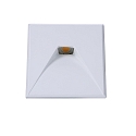 Angular aluminium cover 2 for LED wall luminaire Sys-Wall68, white