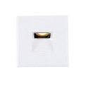 Angular aluminium cover 3 for LED wall luminaire Sys-Wall68, white