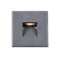 Angular aluminium cover 3 for LED wall luminaire Sys-Wall68, silver-grey