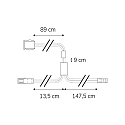ISOLED MiniAMP PIR motion sensor, 12-24V DC, 5A, IP20, incl. surface mount bracket