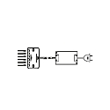 ISOLED Variateur tactile MiniAMP, blanc mat